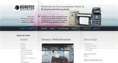 Desktop Screenshot of buerotec.info